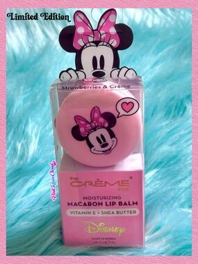 Crème Shop X Disney Strawberries & Crème Limited Edition Minnie Mouse Lip Balm
